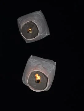 Two Chinese Lanterns Stock Photos