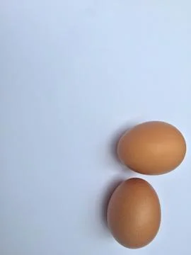 Two chivken eggs Foto stock