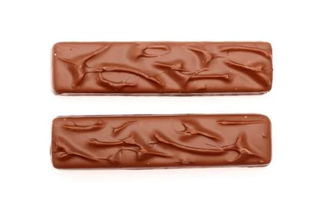 Two chocolate bars Stock Photos