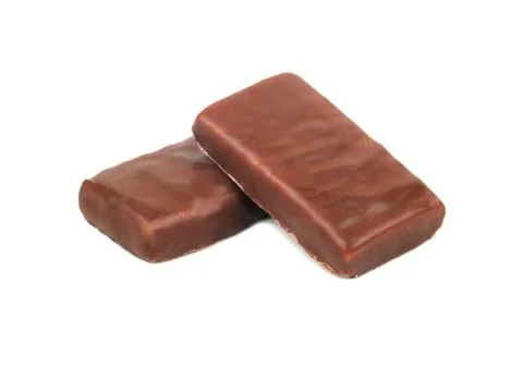 Two chocolate candy Stock Photos