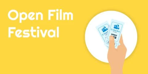 Two cinema tickets Stock Illustration