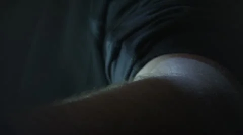 Two clamps are applied to a patient's arm Stock Footage 20448895