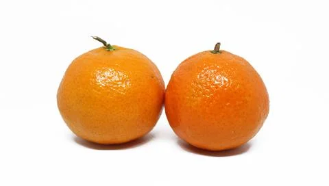 Two clementines Stock Photos