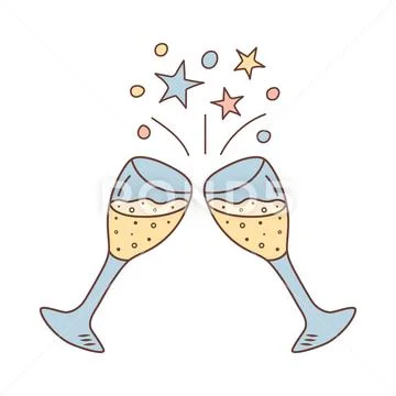 Celebration Toast with Champagne Stock Photo - Image of champagne