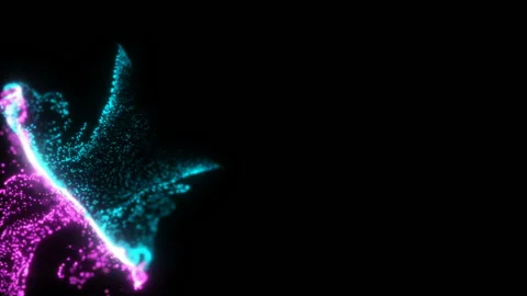 Two coalescing forces. Stock Footage 97752541