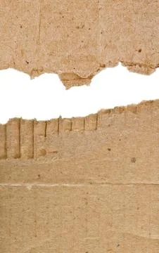 Two coarse piece of cardboard Stock Photos
