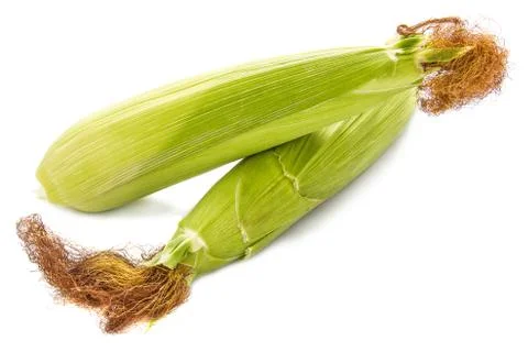 Two cob isolated Stock Photos