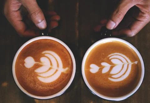 Two coffee Stock Photos