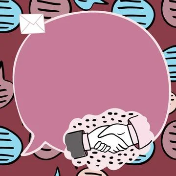 Two Colleagues Shaking Hands Congratulating Successful Teamwork Accomplishing イラスト素材