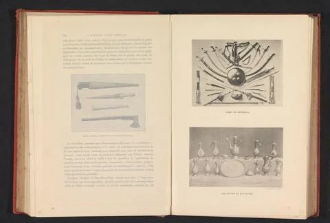 Two collections of objects from Central Asia; Armes De Boukhara. Collectio... Stock Photos