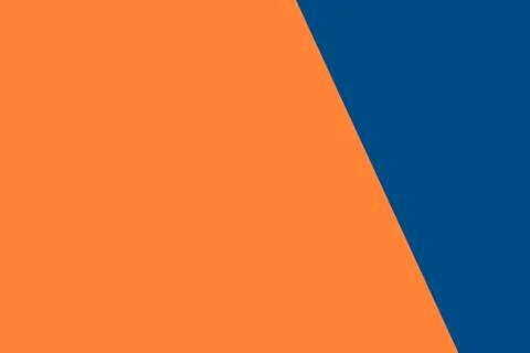 Two color background classic blue and orange peel color. Stock Illustration