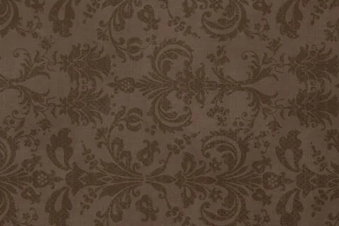 Two-color buckground floral pattern. Design for wallpaper, wrapping paper Stock Illustration