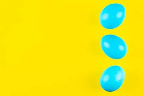 Two color easter egg background Stock Photos