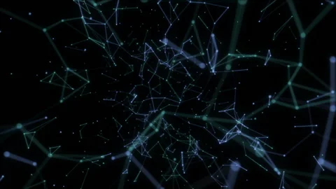 Two-color elements.Abstract space background, geometry surfaces, lines and Stock Footage 101737004