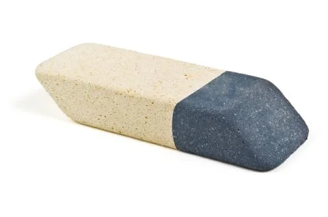 Two color eraser Stock Photos
