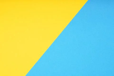 Two color paper background in yellow and blue Stock Illustration
