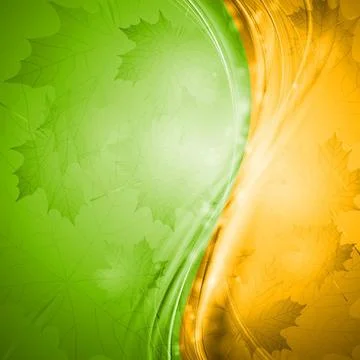 Two-colored autumn background. Vector illustration eps 10 Two-colored autu... 스톡 사진