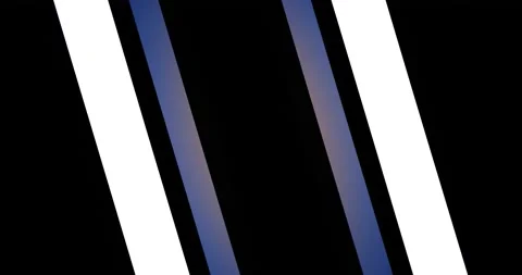Two colored rectangular lines rotate around an axis. 4K. Abstract background. Stock Footage 160078104