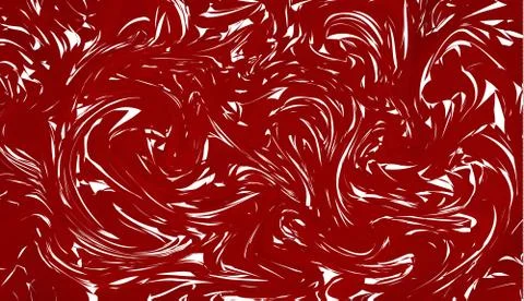 Two colorful abstract background. Liquid ink. Fluid shapes composition. Marbl Stock Illustration