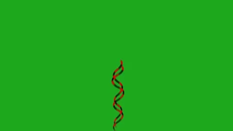 Two colorful waves on green screen background Stock Footage 277433568