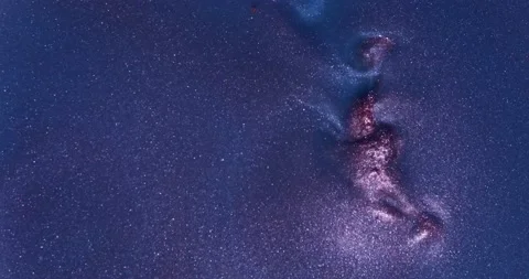 The two colors of dark glitter paint blend beautifully, bubbling Stock Footage 158518878