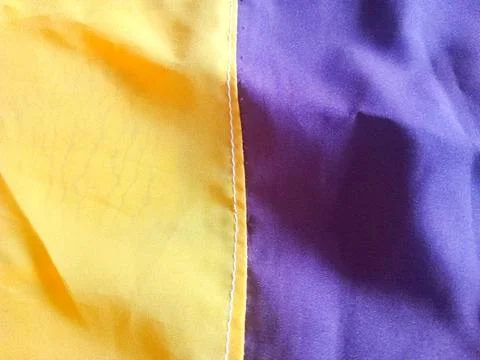 Two colors of decorative flag Stock Photos