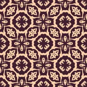 Two colors pattern ornament background. Ethnic seamless ready for print Stock Illustration