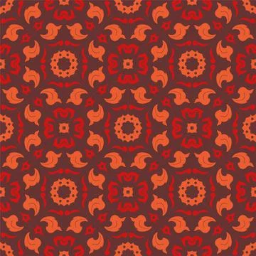 Two colors pattern ornament shape. Simple seamless abstract background Stock Illustration