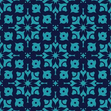 Two colors seamless abstract shape. Simple pattern ornament background Stock Illustration