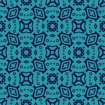 Two colors seamless abstract shape. Simple pattern ornament background Stock Illustration