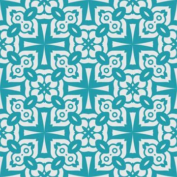 Two colors seamless abstract shape. Simple pattern ornament background Illustrazione stock