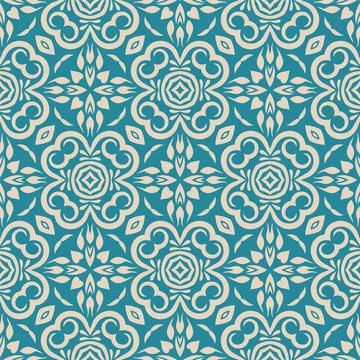 Two colors seamless abstract shape. Simple pattern ornament background Illustrazione stock