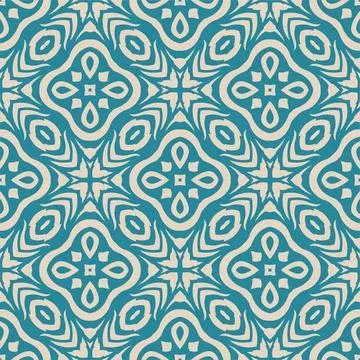 Two colors seamless abstract shape. Simple pattern ornament background Illustrazione stock