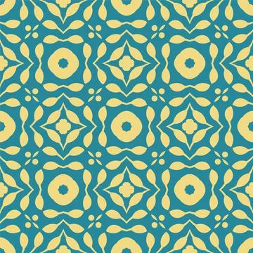 Two colors seamless abstract shape. Simple pattern ornament background Stock Illustration