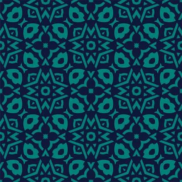 Two colors simple pattern ornament background. Seamless abstract shape Stock Illustration