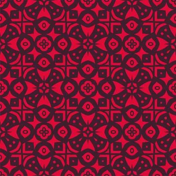 Two colors simple pattern ornament background. Seamless abstract shape Stock Illustration