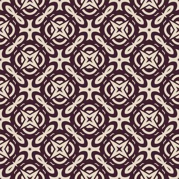 Two colors simple pattern ornament background. Seamless abstract shape Illustrazione stock