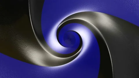 TWO COLORS Tunnel Flag Animation, Black and Blue, Loop, Video stock 150093539