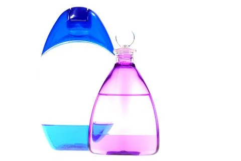 Two Colors Vials Foto stock