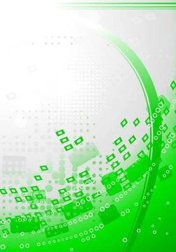Two-coloured bright background with circles and squares Two-coloured brigh... Foto stock