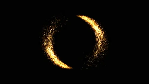 Two comets going around with appearance and disappearance. 動画素材 97938249