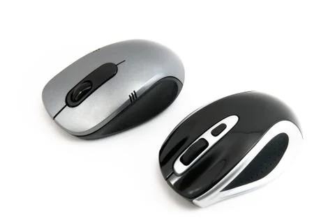 Two computer mouse Fotos Stock
