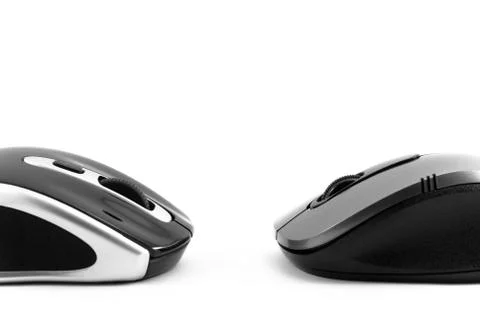 Two computer mouse Stock Photos