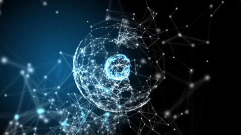 Two concentric plexus spheres with plexus structure evolving Vidéo 80987178