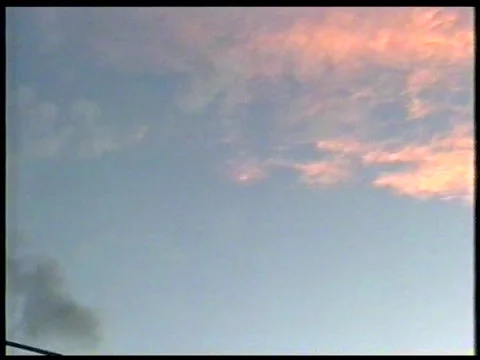 Two Contrasting Halves of the Sky Vídeo Stock 347486793