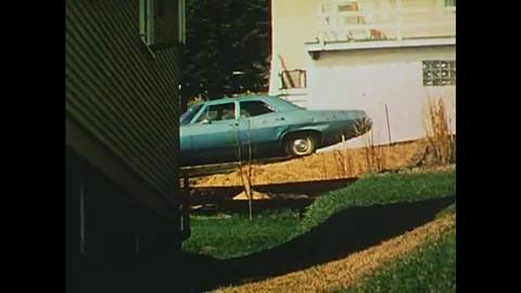 Two cops take a triangular approach when arriving at the location of a reported Video stock 141574905