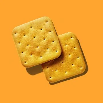 Two crackers close-up Stock Photos