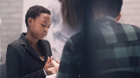 Two creative partners having a discussion about a new project Stock Footage 120767399