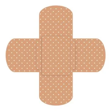 Two cross patches Stock Photos