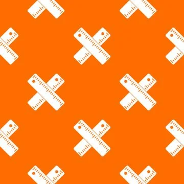 Two crossed rulers pattern seamless Illustrazione stock